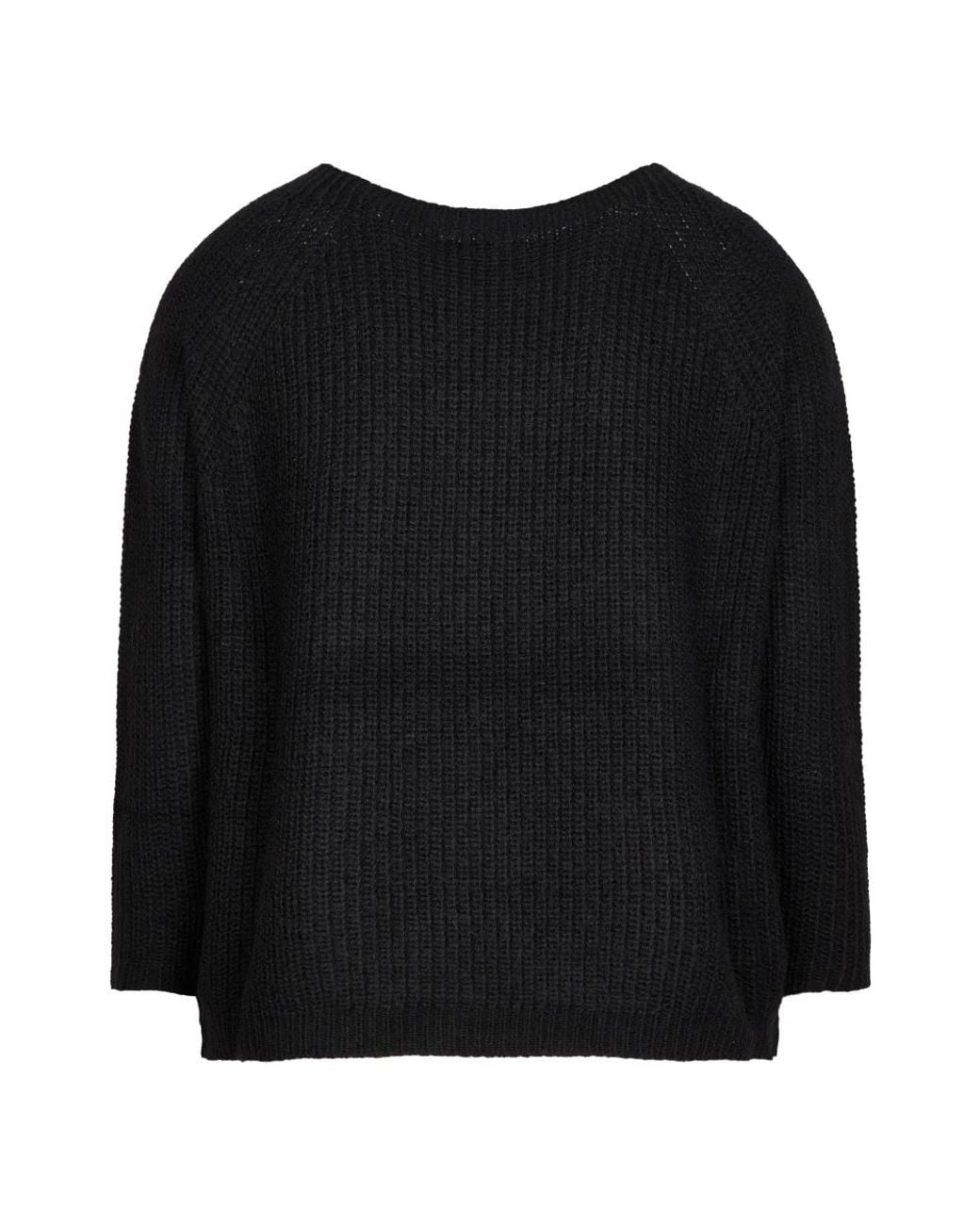 Max Mara Black Round-Neck Knitwear