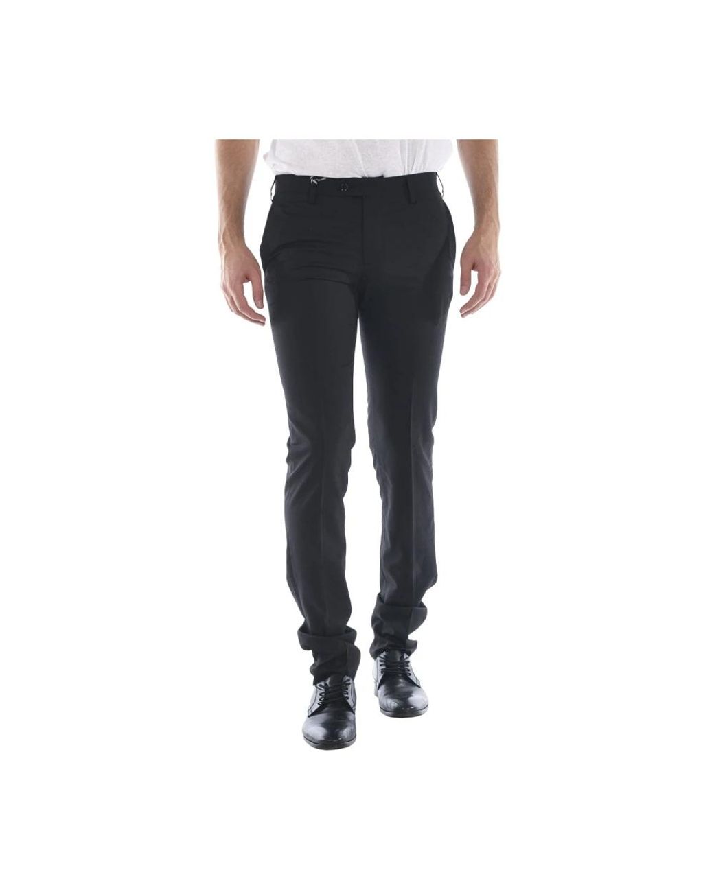 Daniele Alessandrini Black Chinos for men