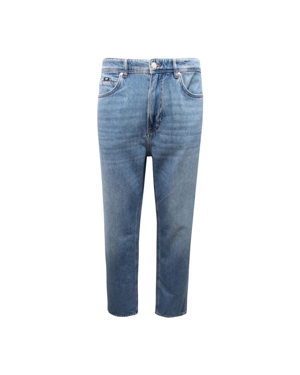 Gas Blue Loose Fit Jeans for men
