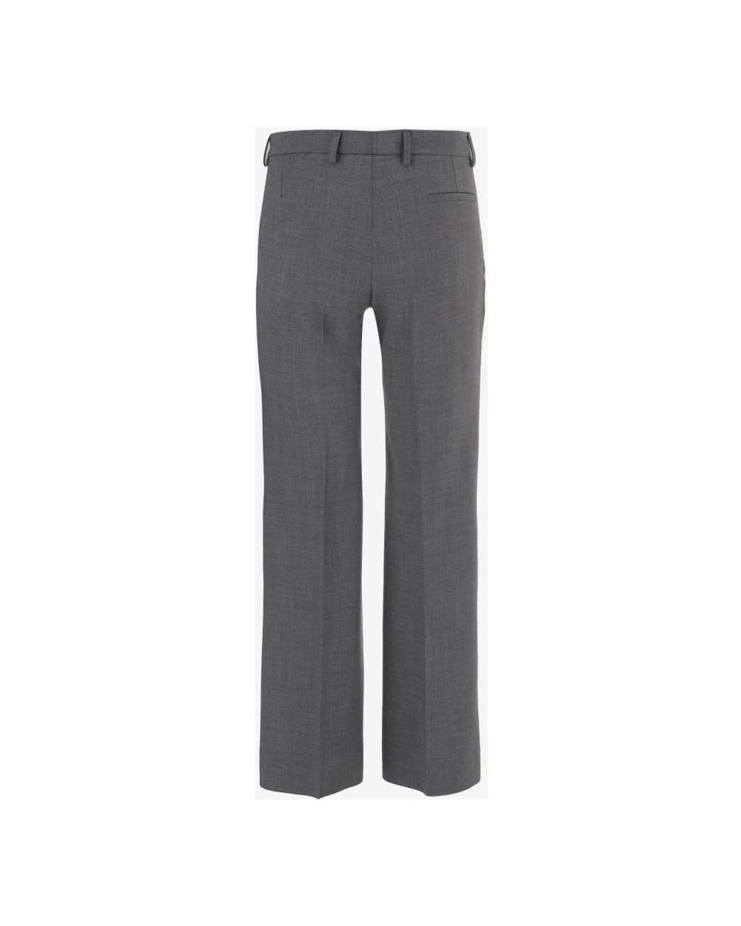 DARKPARK Gray Straight Trousers