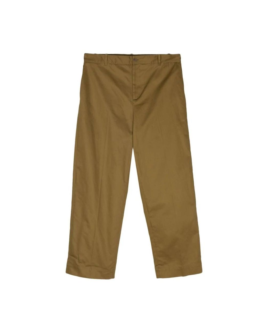 Maison Kitsuné Green Straight Trousers for men