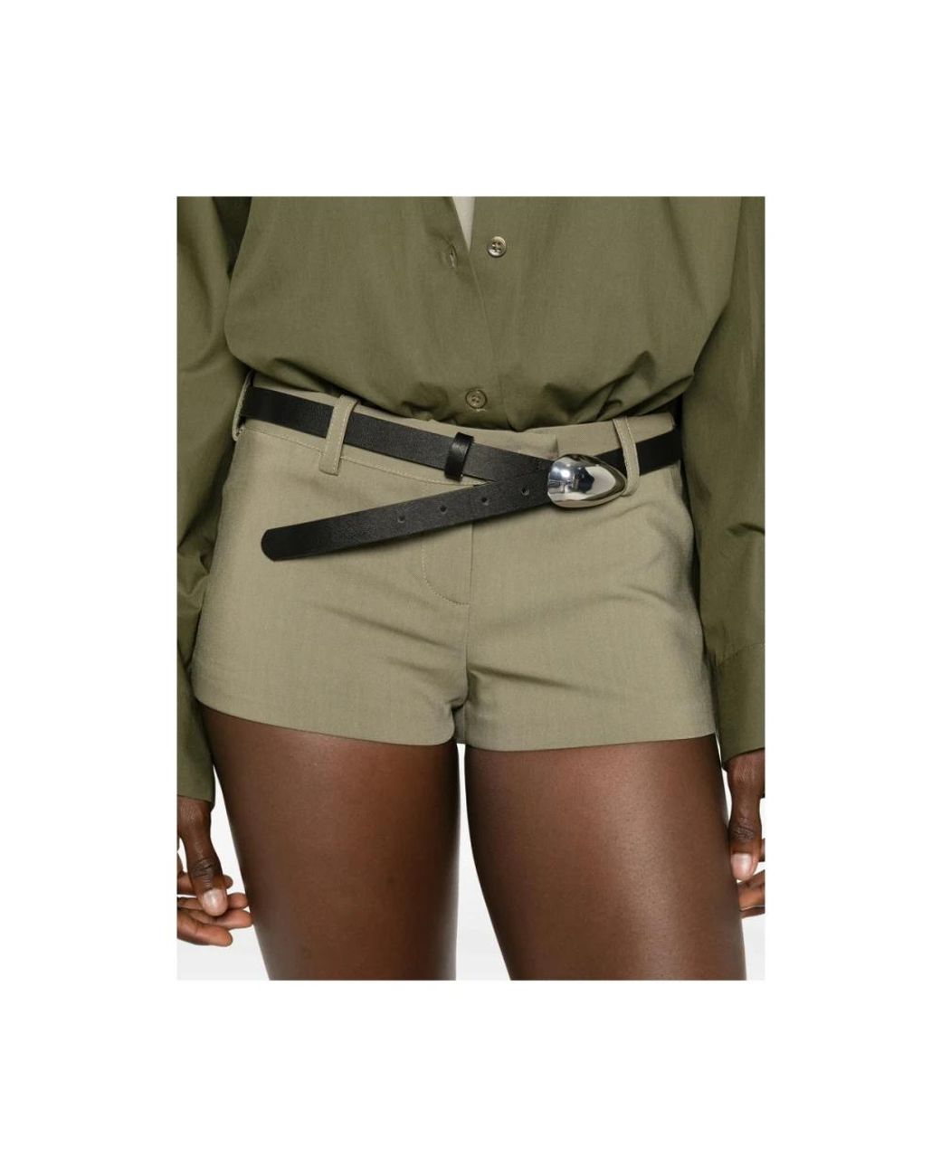 Frankie Shop Natural Short Shorts