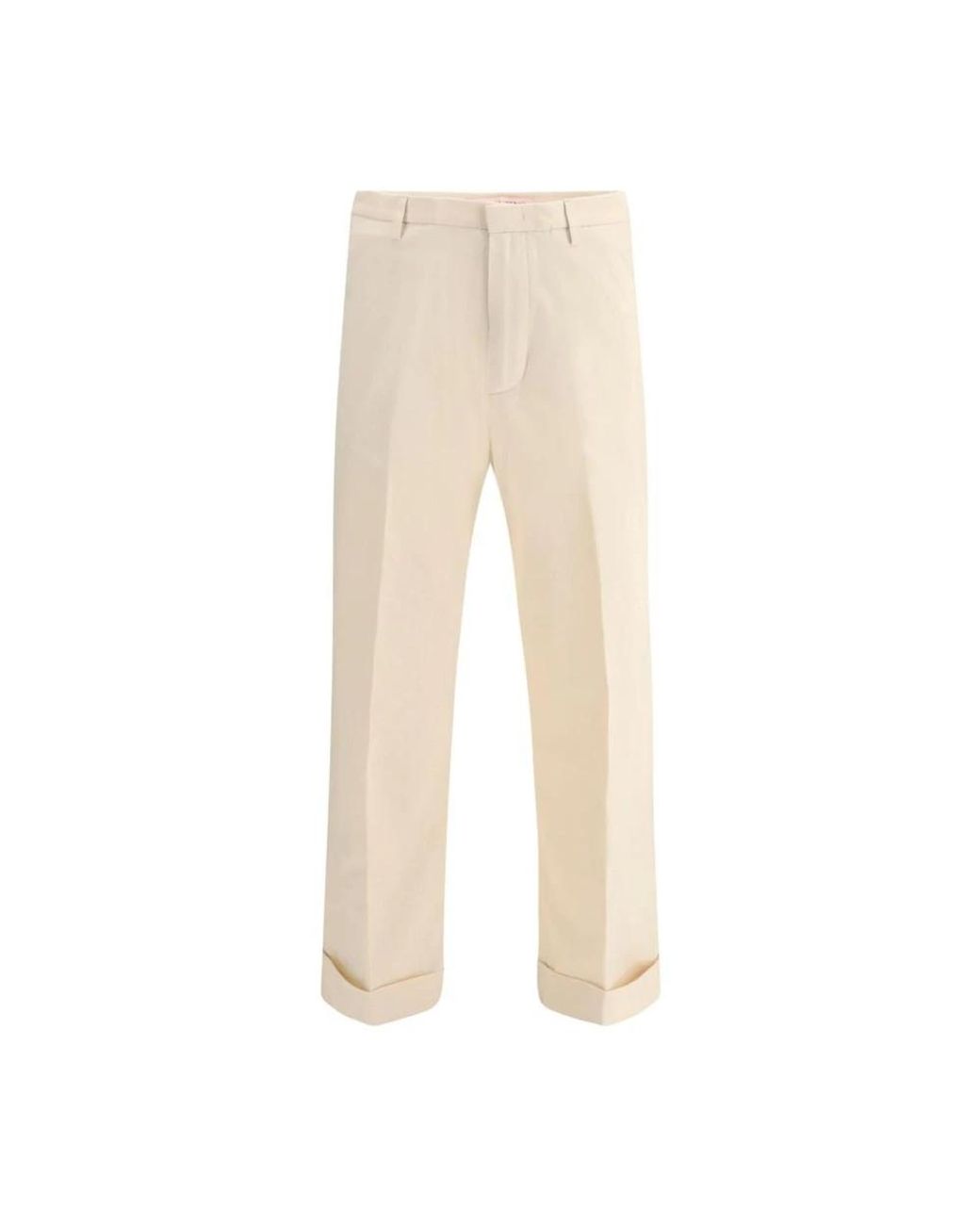 Valentino Natural Straight Trousers for men