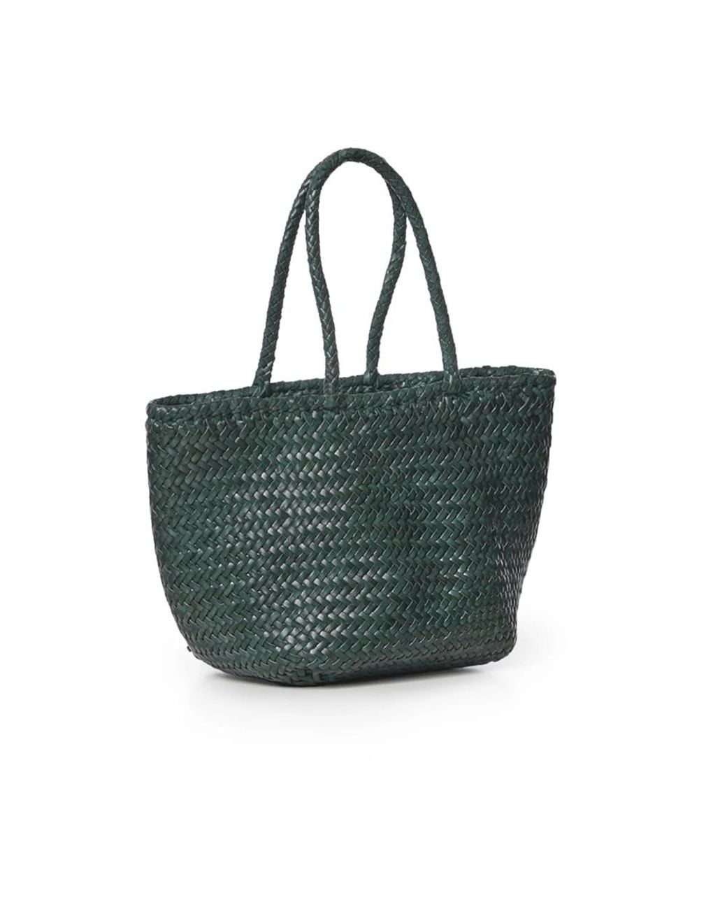 Dragon Diffusion Green Grace Small Basket Bag
