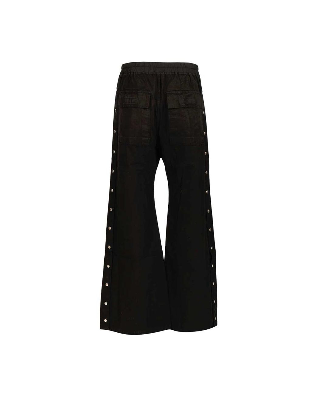 Rick Owens Black Wide Trousers for men
