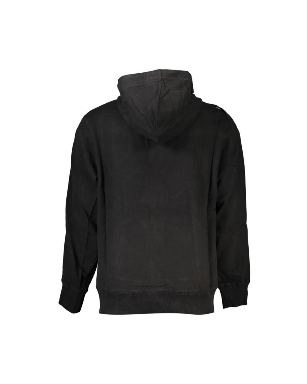Calvin Klein Black Elegant Long Sleeve Hooded Sweater for men