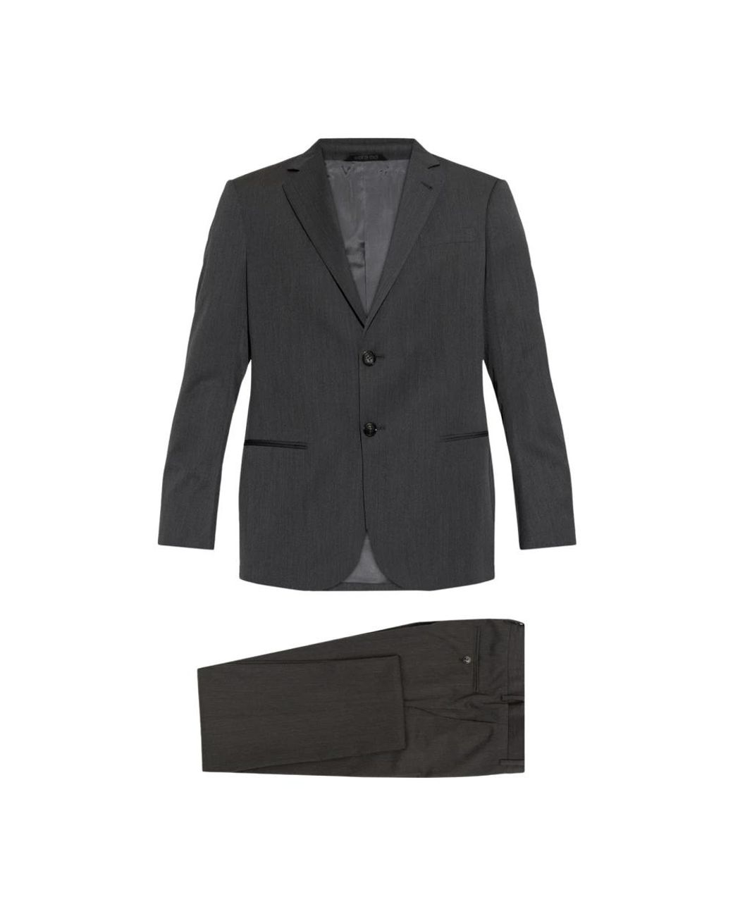 Single Breasted Suits Giorgio Armani de hombre de color Black
