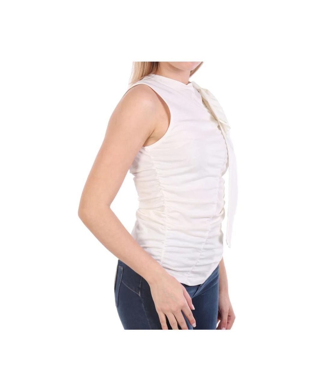 Sleeveless Tops Liu Jo de color White