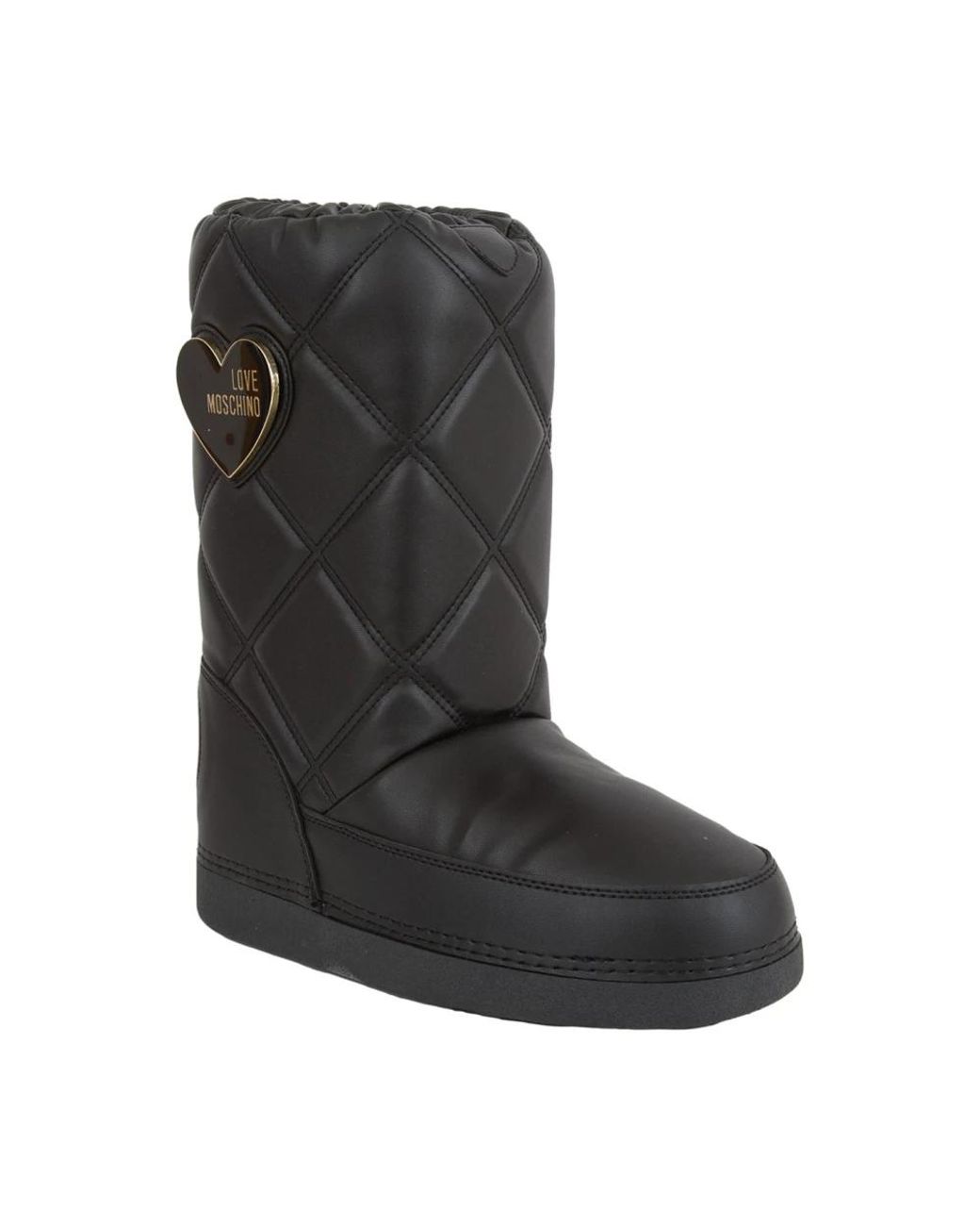 Love Moschino Black Winter Boots