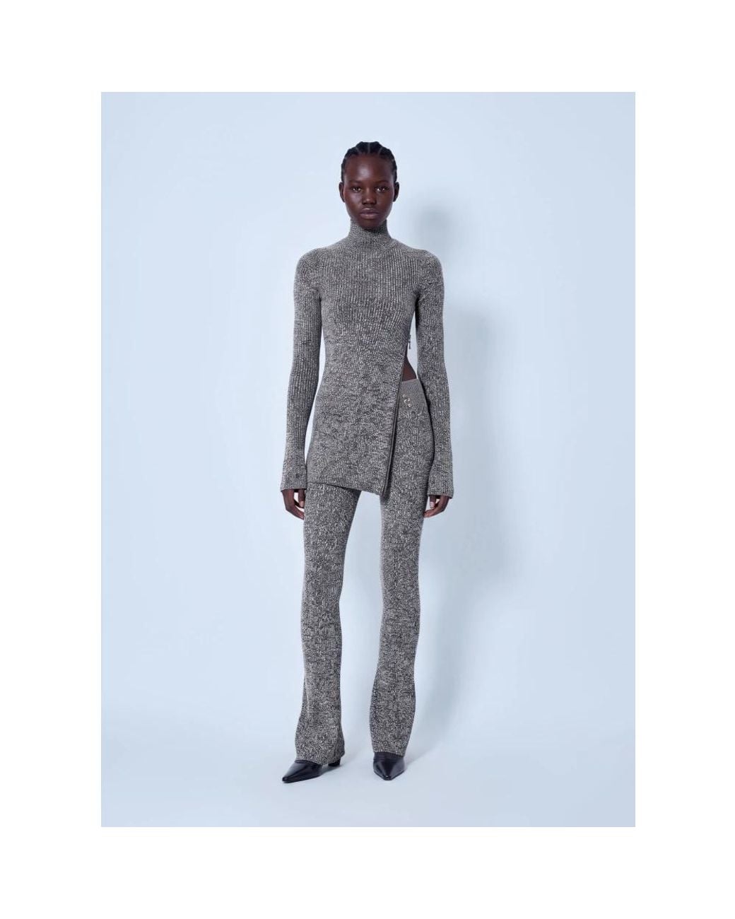Sportmax Gray Slim-Fit Trousers