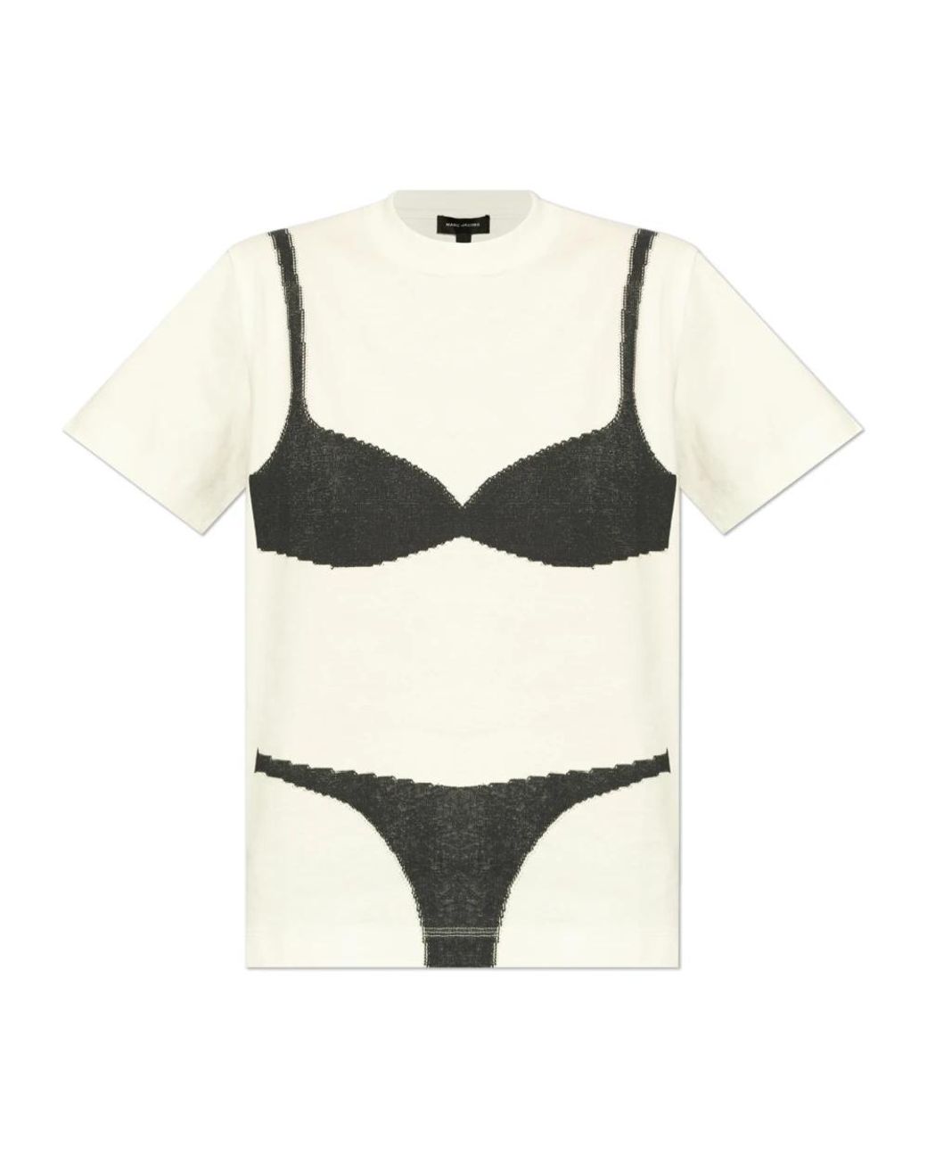 Marc Jacobs Black T-Shirt With Print