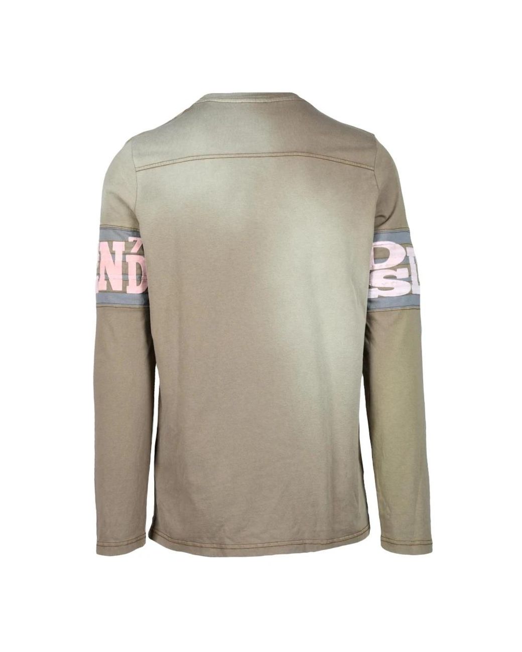 DIESEL Gray Long Sleeve Tops for men