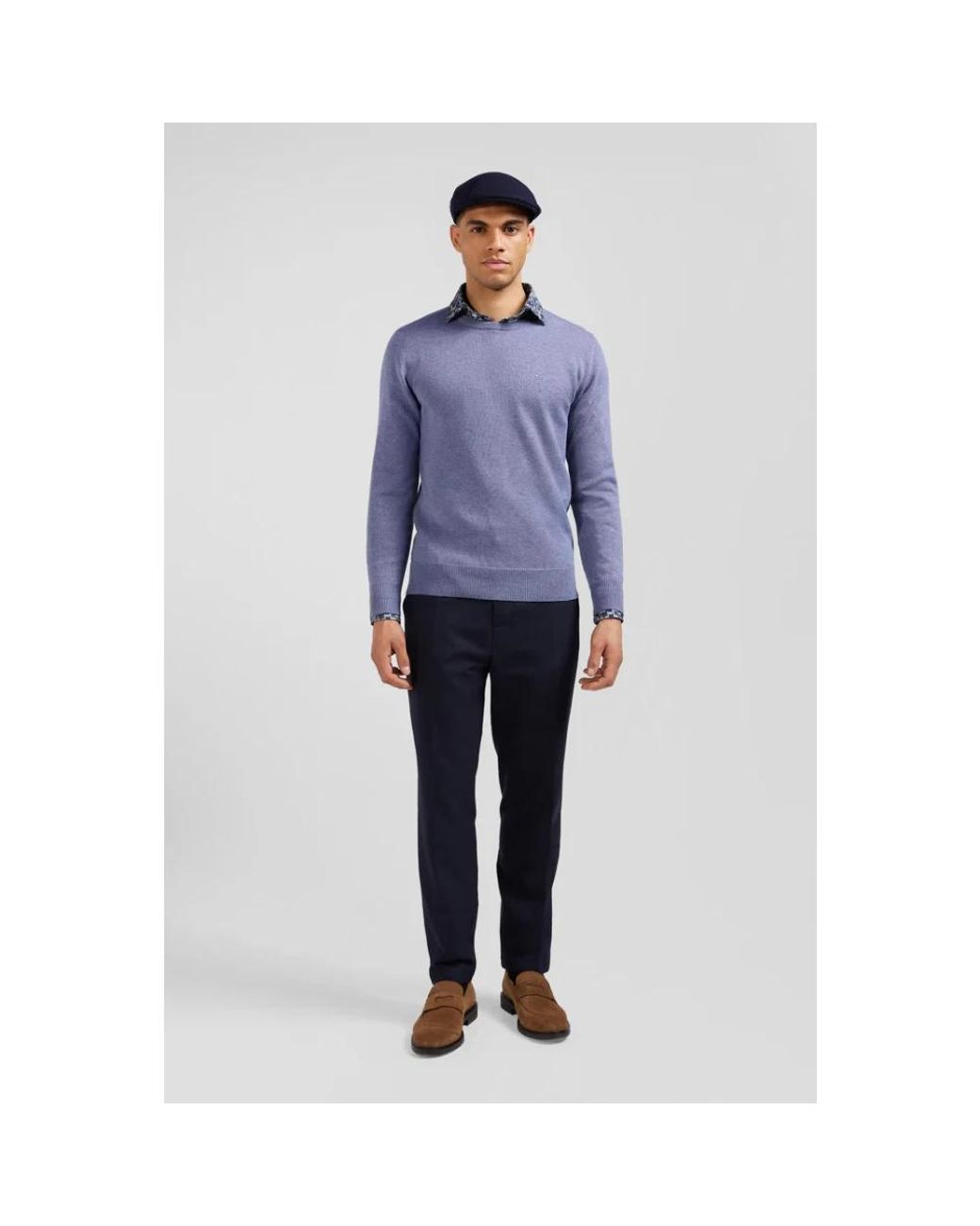 Eden Park Blue Round-Neck Knitwear for men