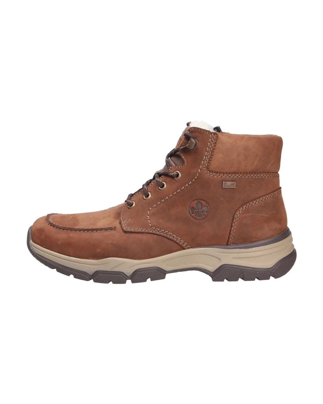 Rieker Brown Lace-Up Boots for men