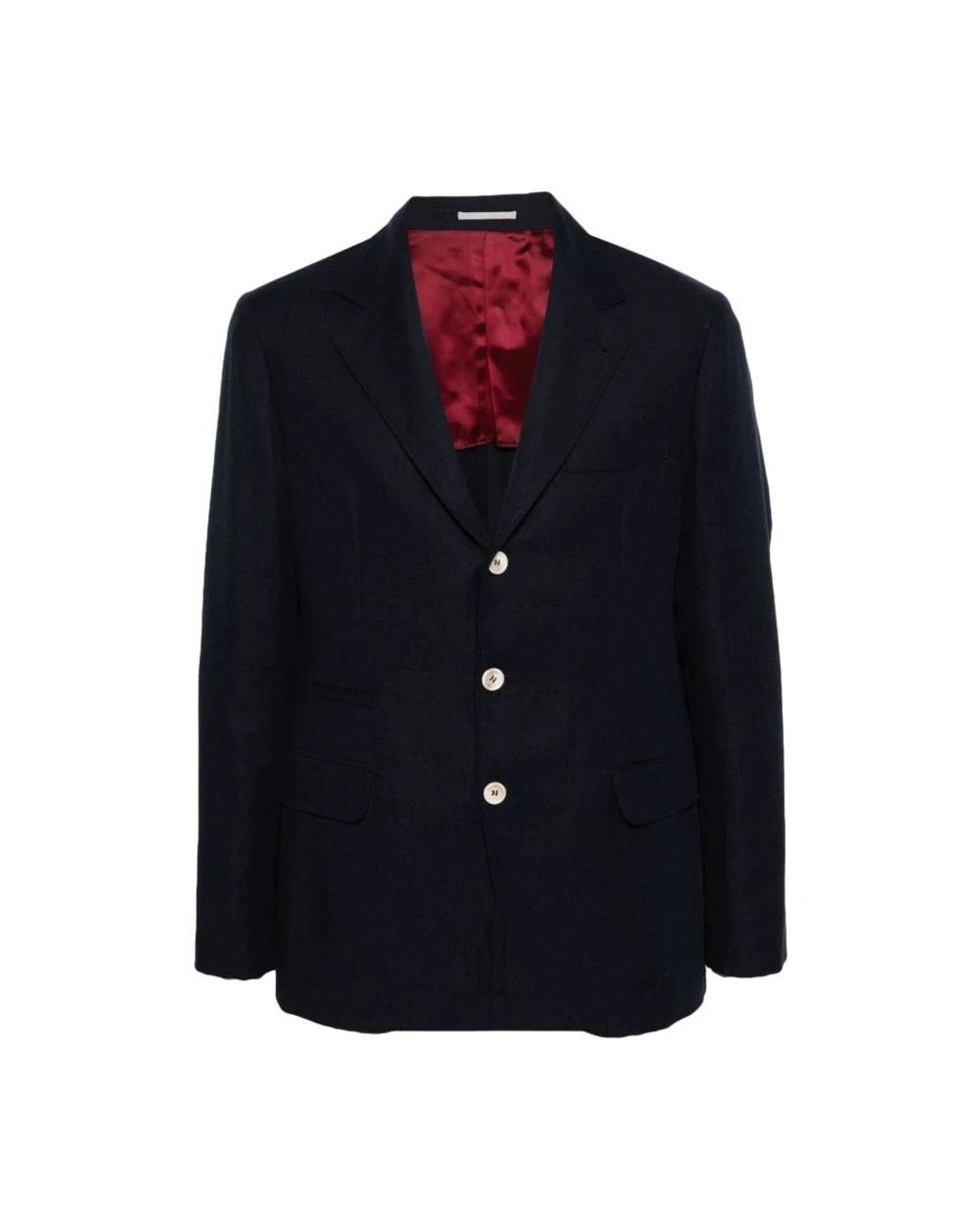 Brunello Cucinelli Blue Blazers for men
