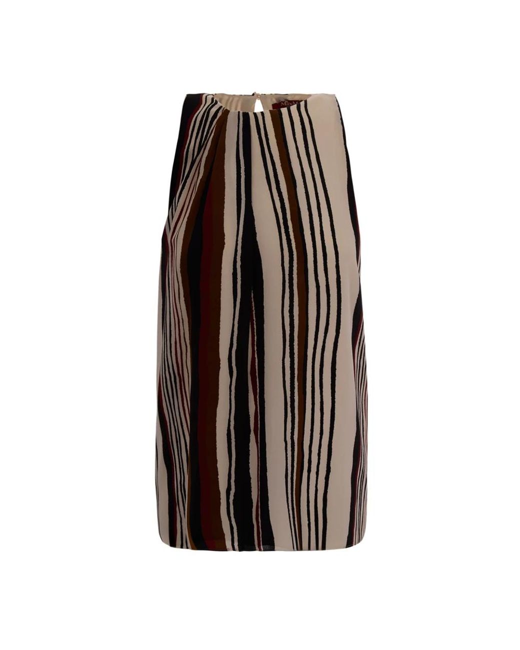 Max Mara Brown Sleeveless Tops