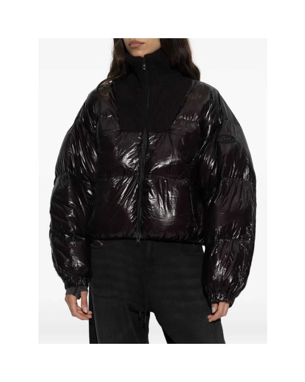 DIESEL Black Winter Jackets