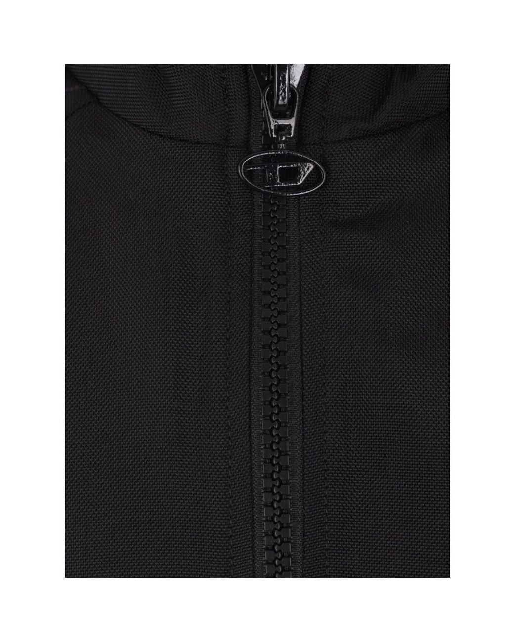 DIESEL Black Light Jackets for men