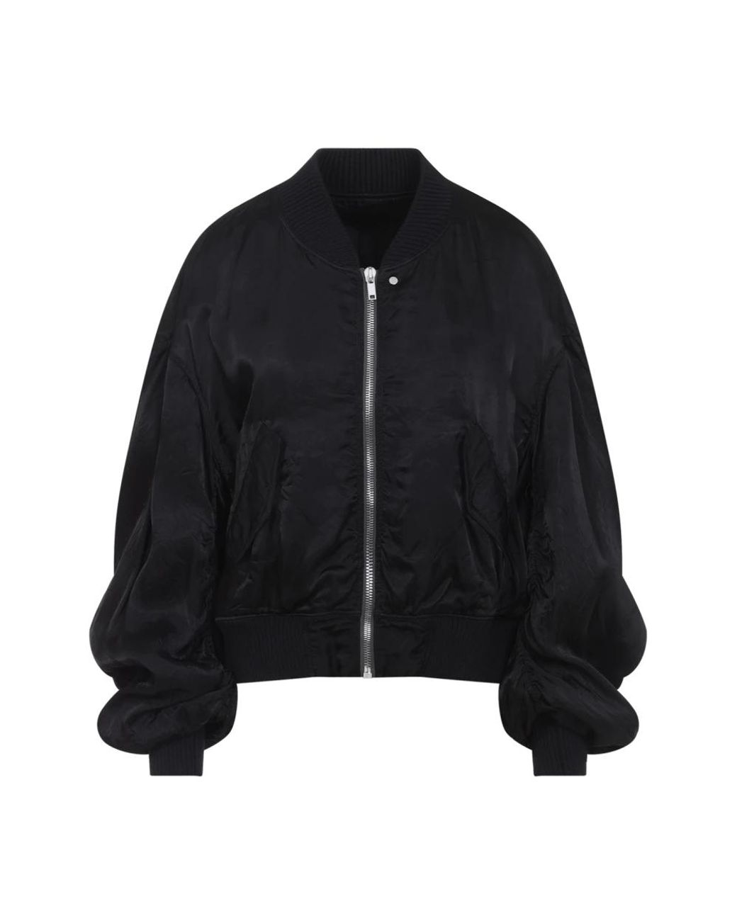 Rick Owens Jassen ,Zwart ,Wol Secchia Flight Jacket in het Black