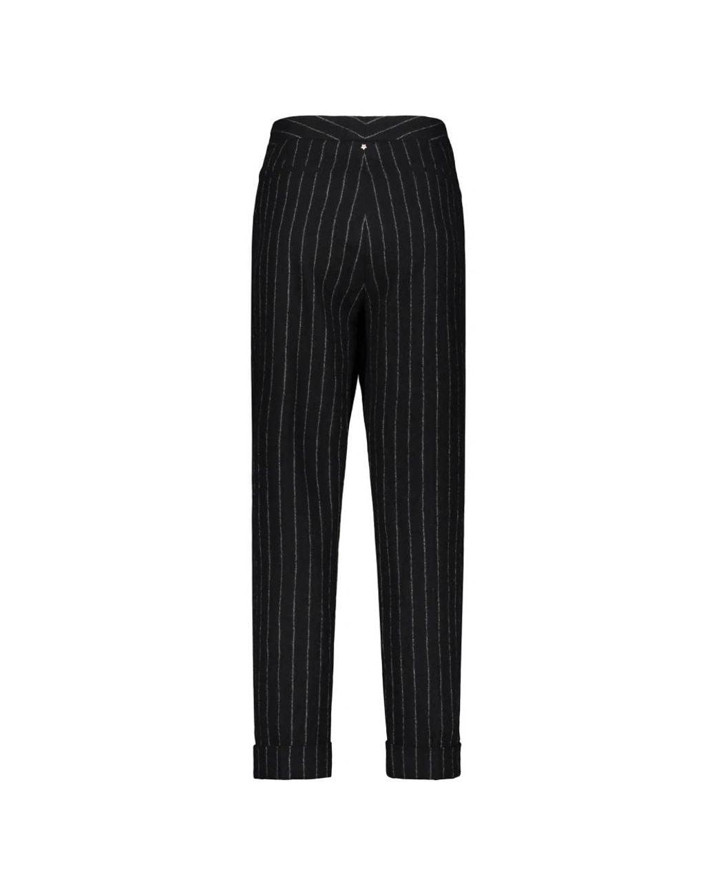 Lorena Antoniazzi Black Slim-Fit Trousers