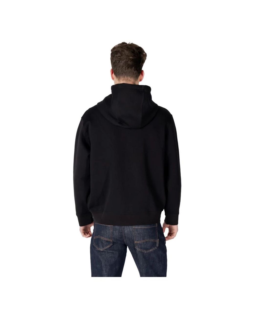 ARMANI EXCHANGE Black Zip-Throughs for men