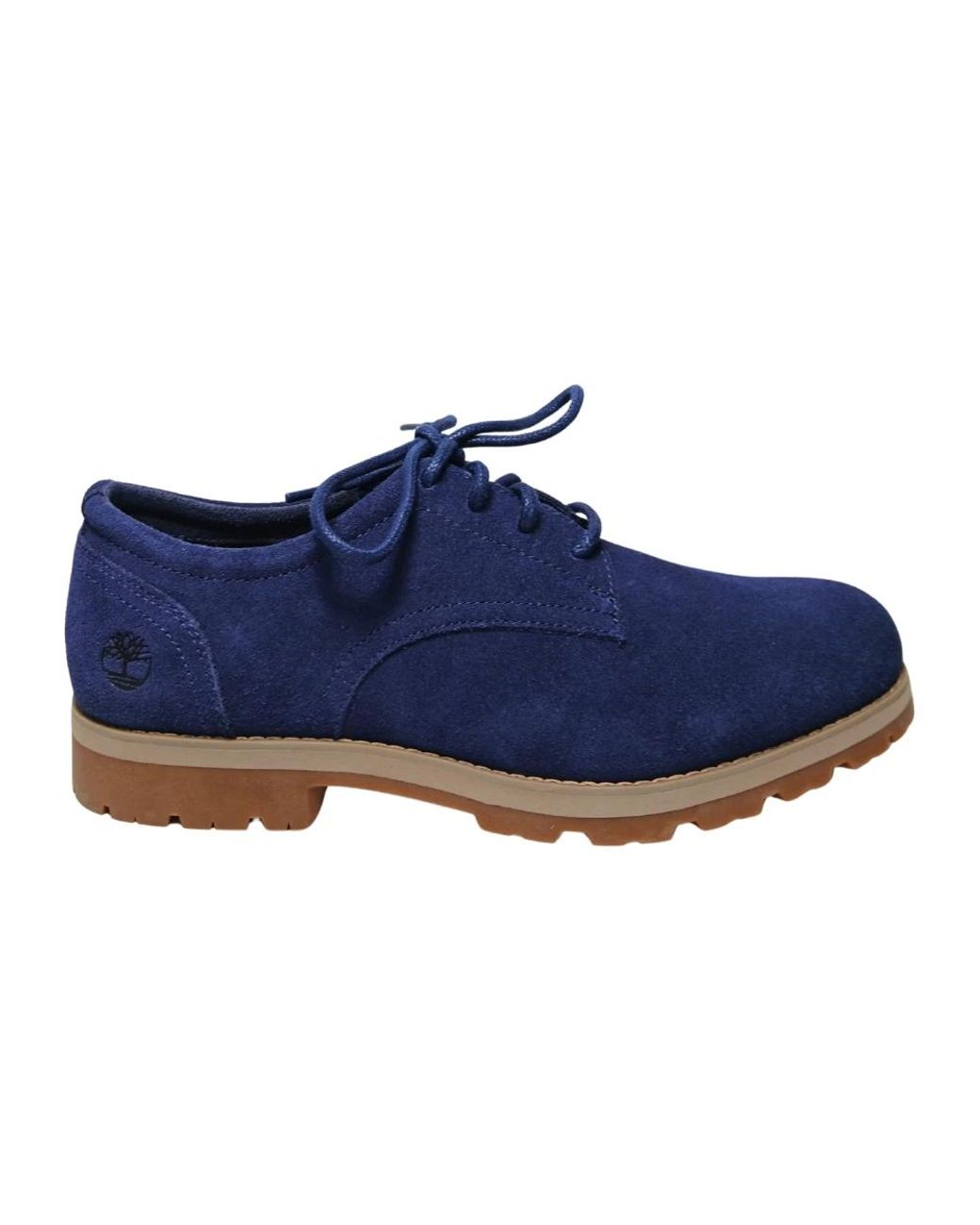 Timberland Blue Laced Shoes for men