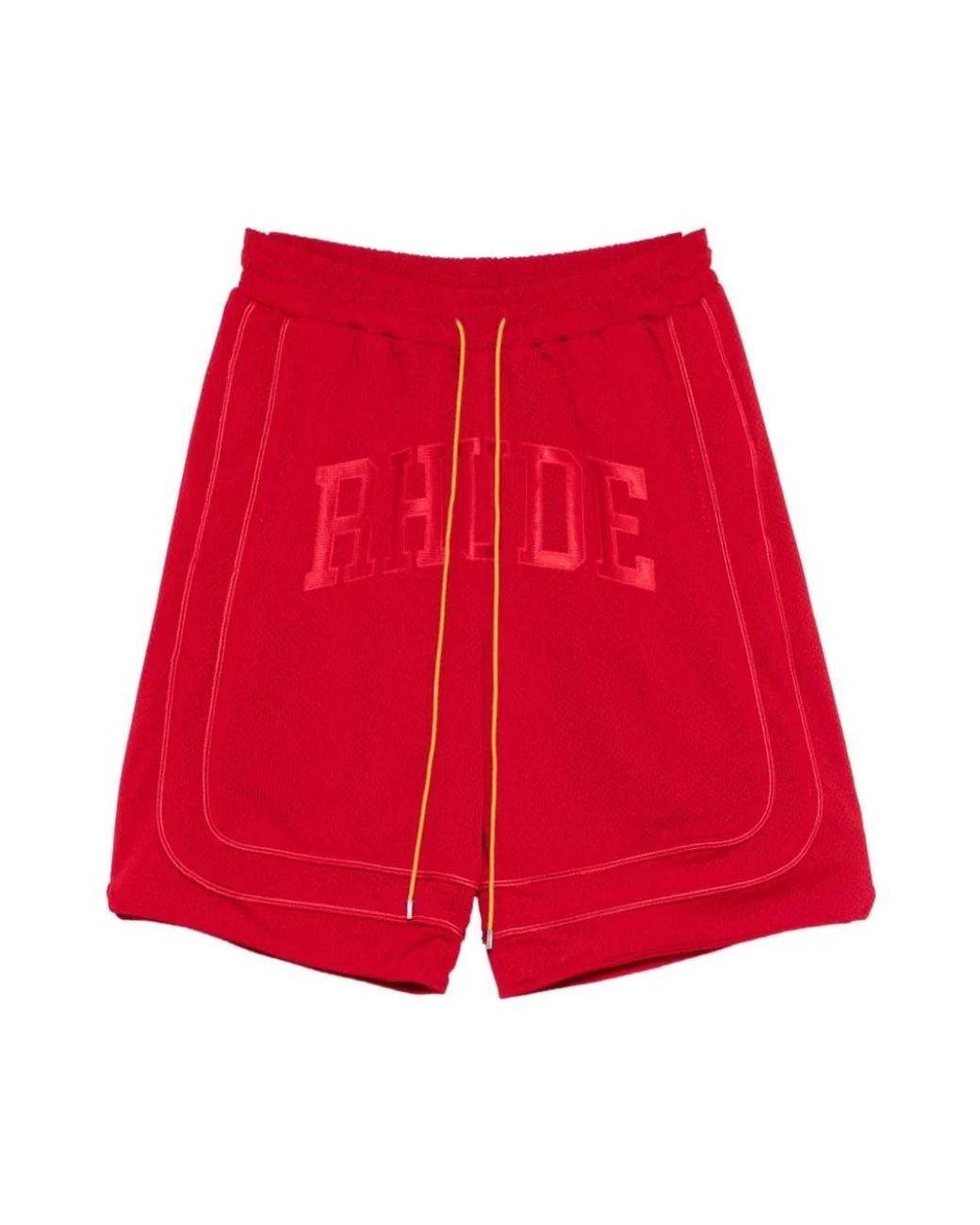 Rhude Red Casual Shorts for men