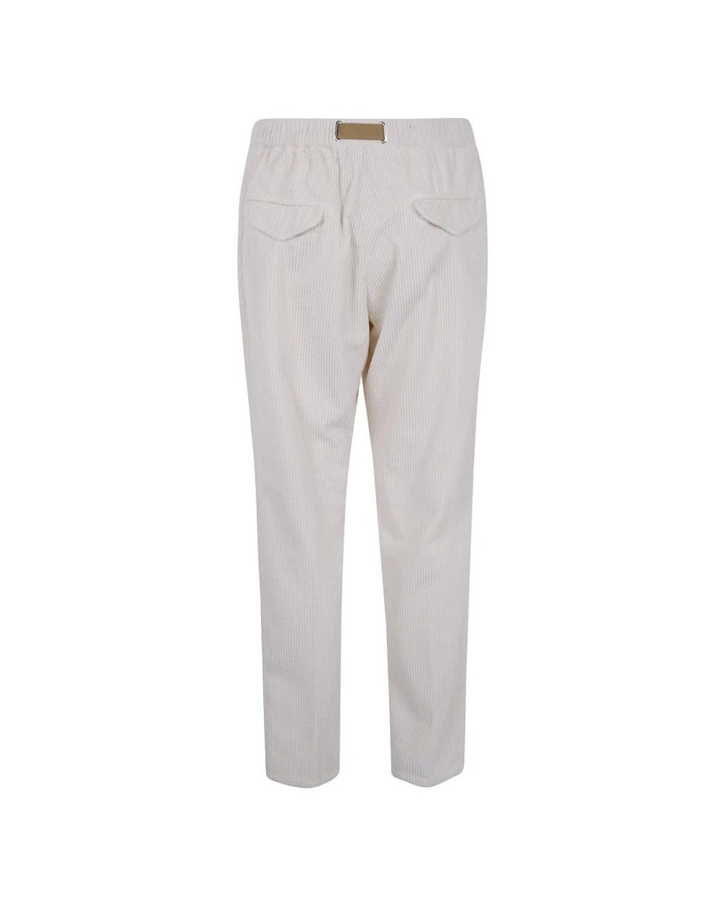 White Sand Gray Slim-Fit Trousers for men