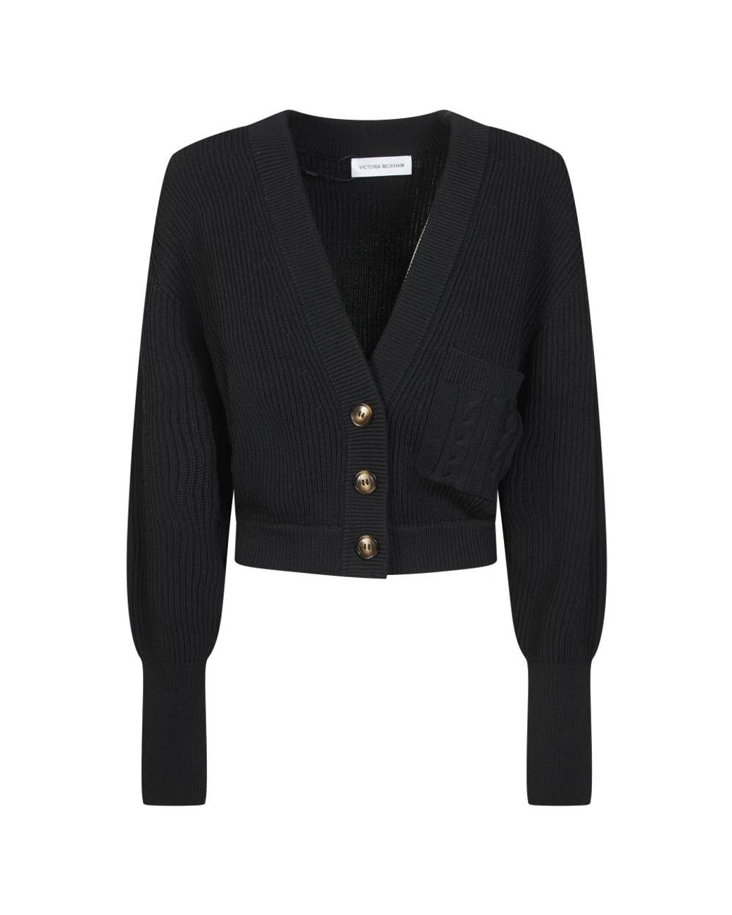Cardigans Victoria Beckham de color Black