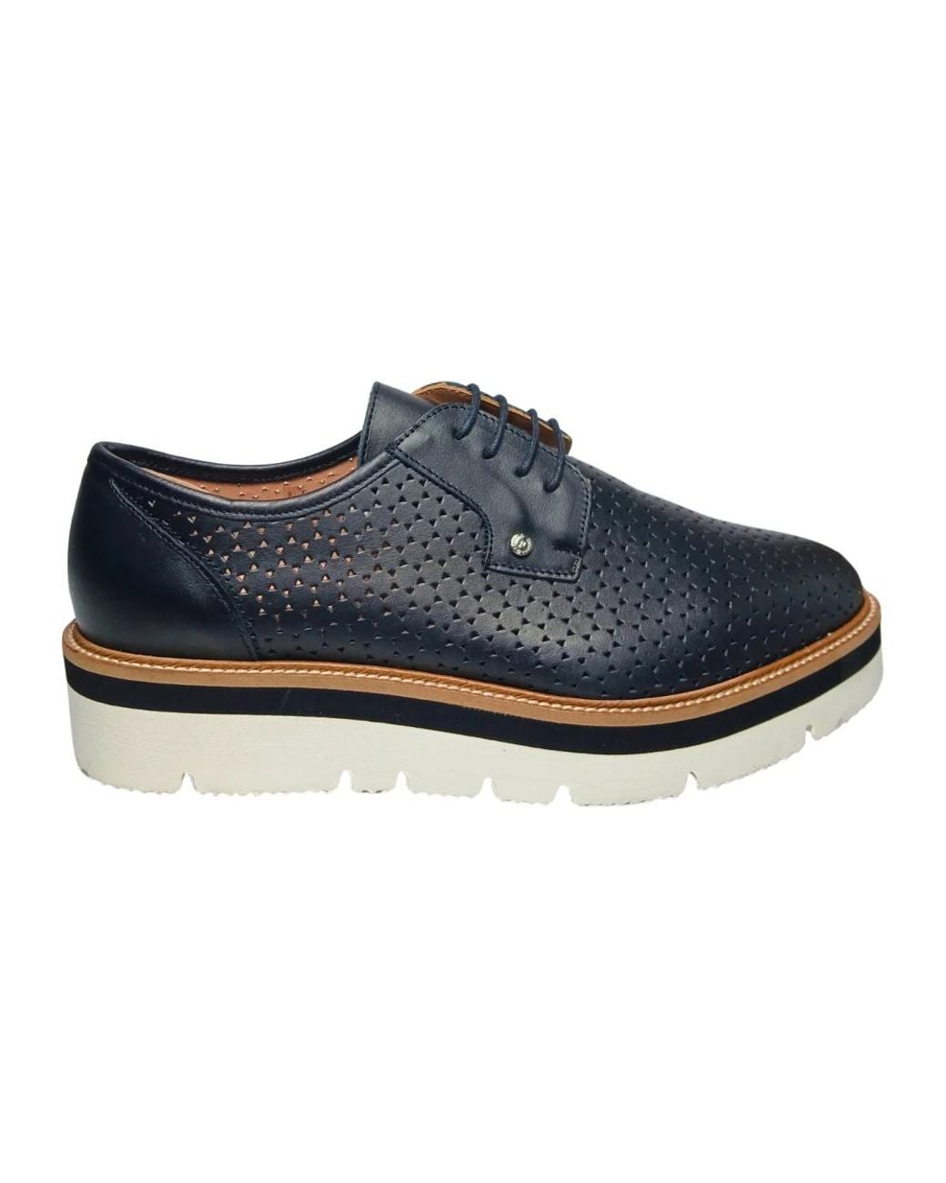 Pollini Blue Laced Shoes