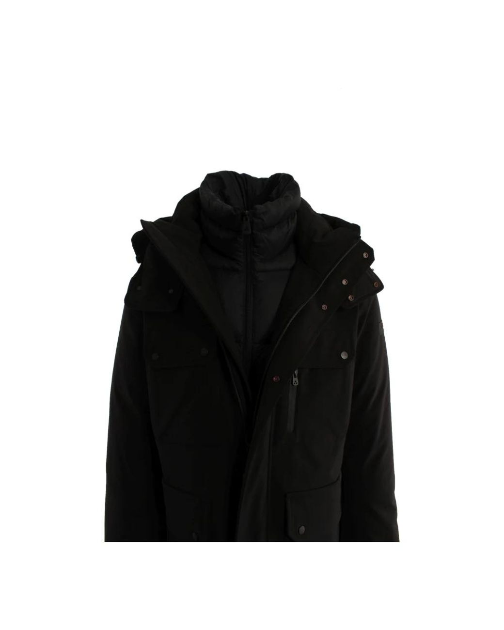 Peuterey Black Winter Jackets for men