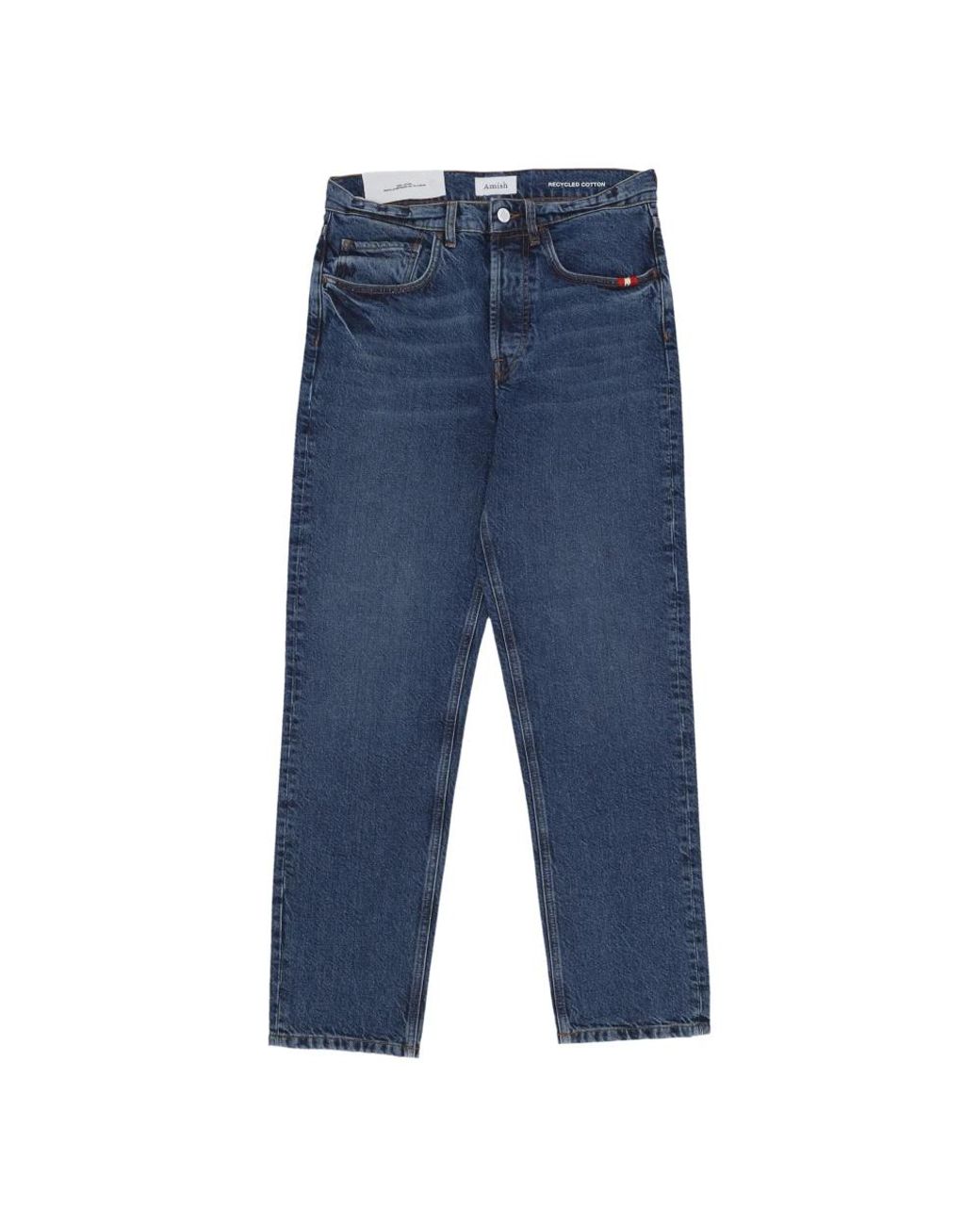 AMISH Blue Straight Fit Jeans for men