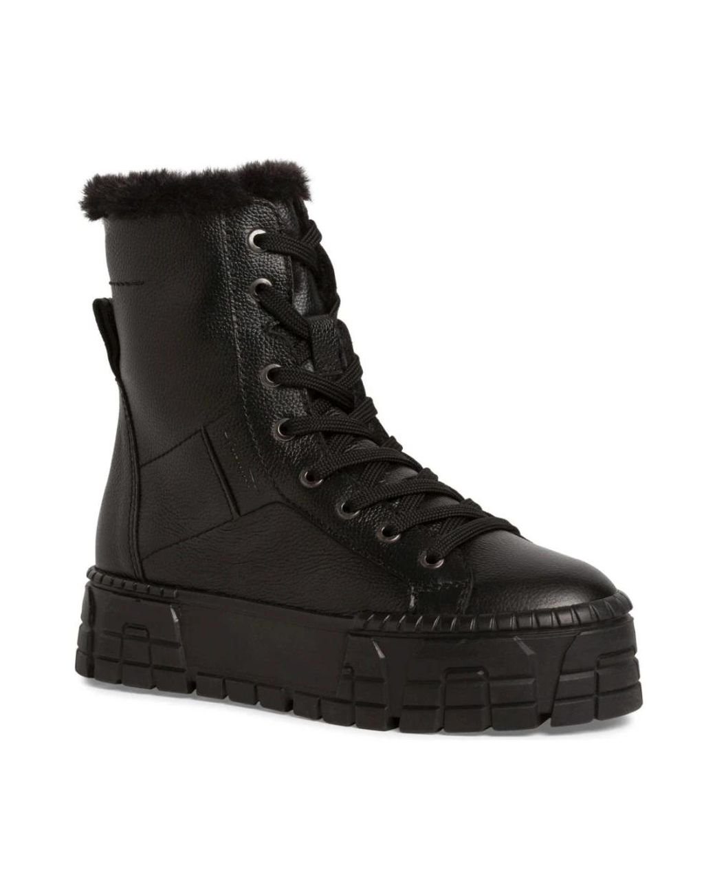 Tamaris Black Lace-Up Boots