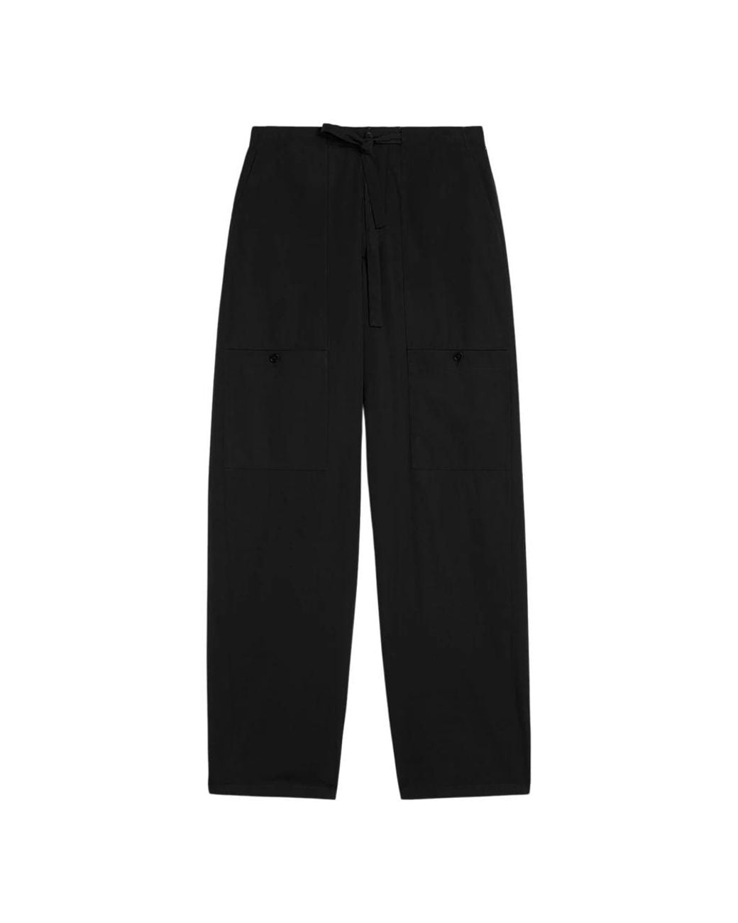 Jil Sander Black Wide Trousers for men