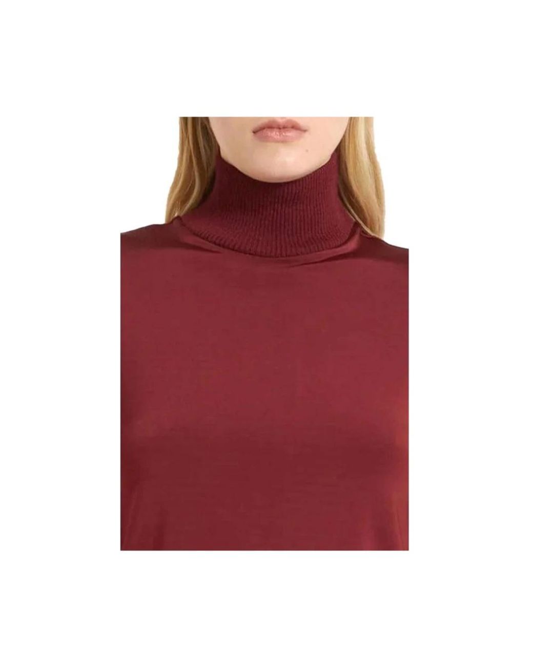 Marella Red Rollkragenpullover