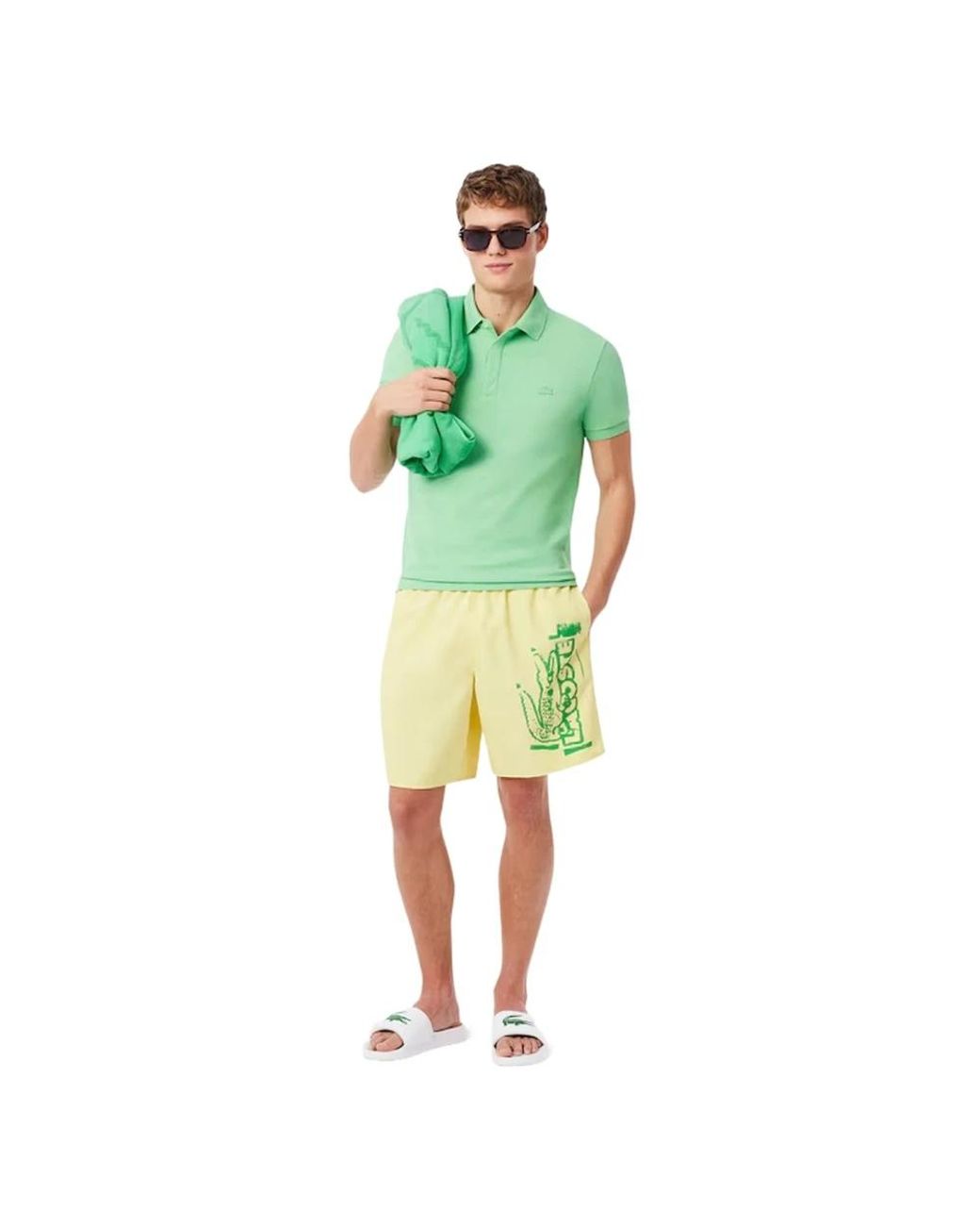 Lacoste Serve Slide 1.0 in White für Herren