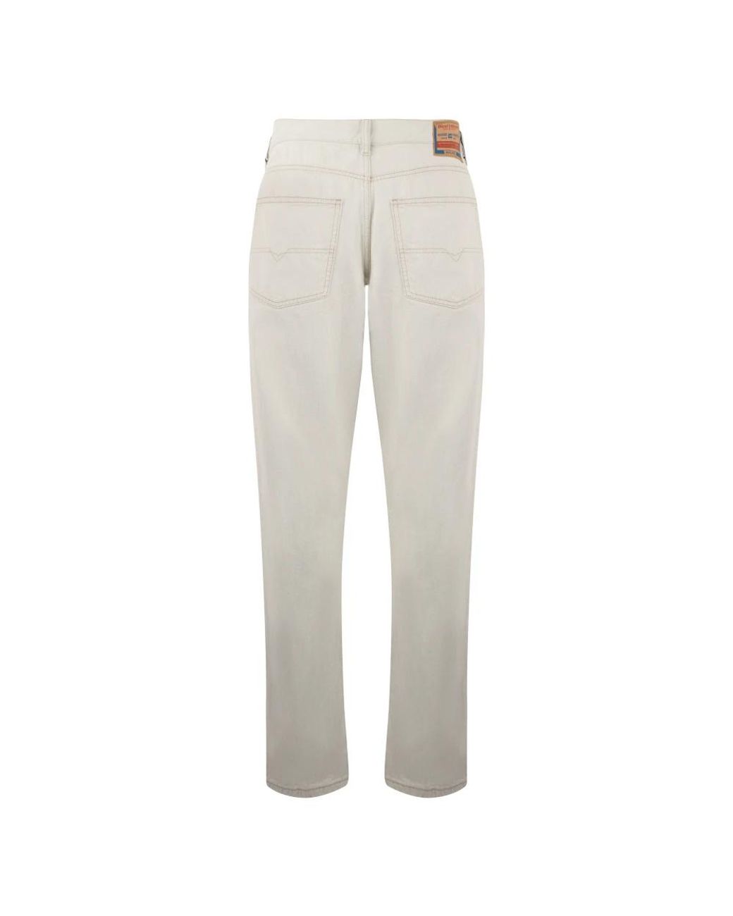 DIESEL Gray Straight Jeans for men