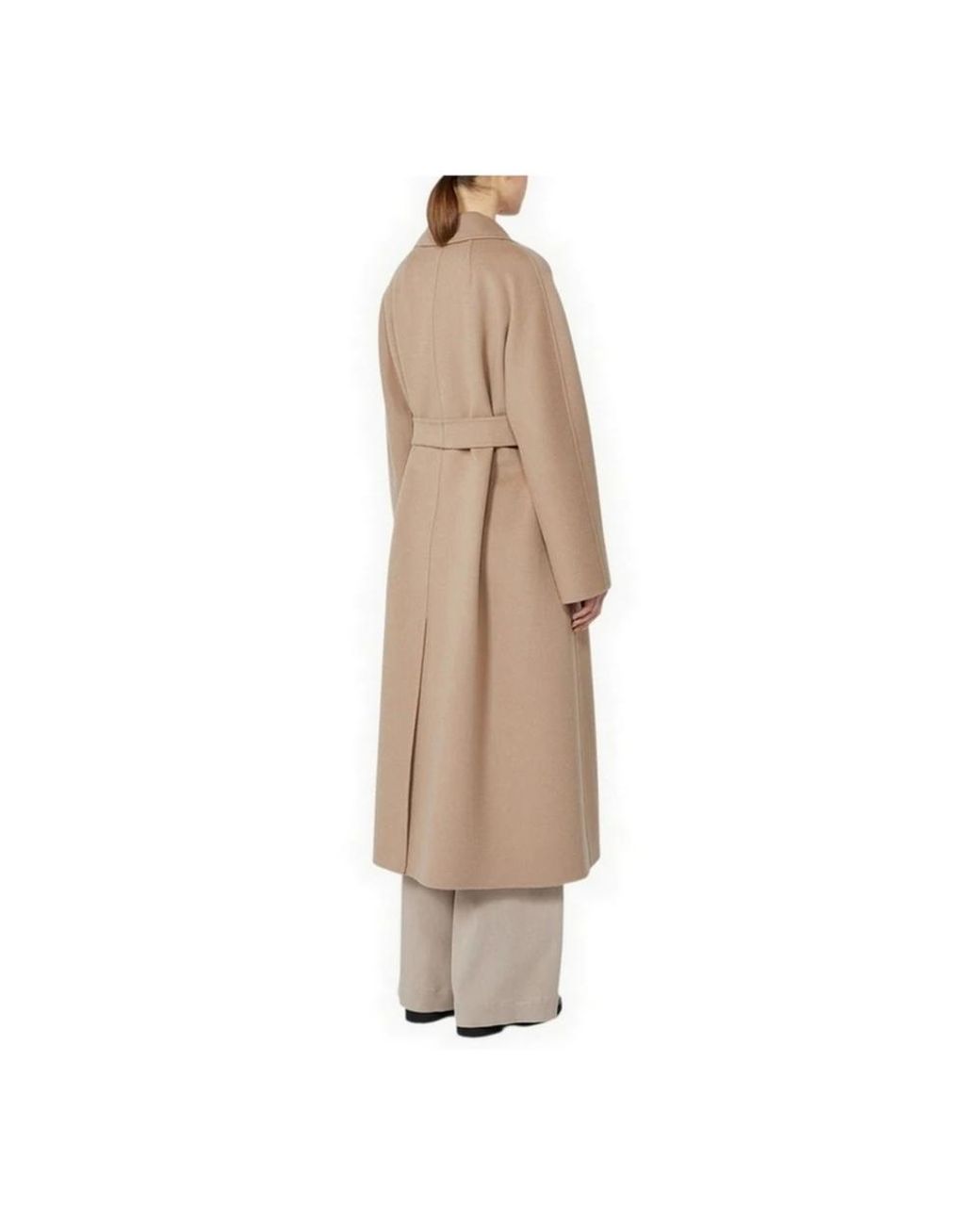 Max Mara Natural Belted Coats