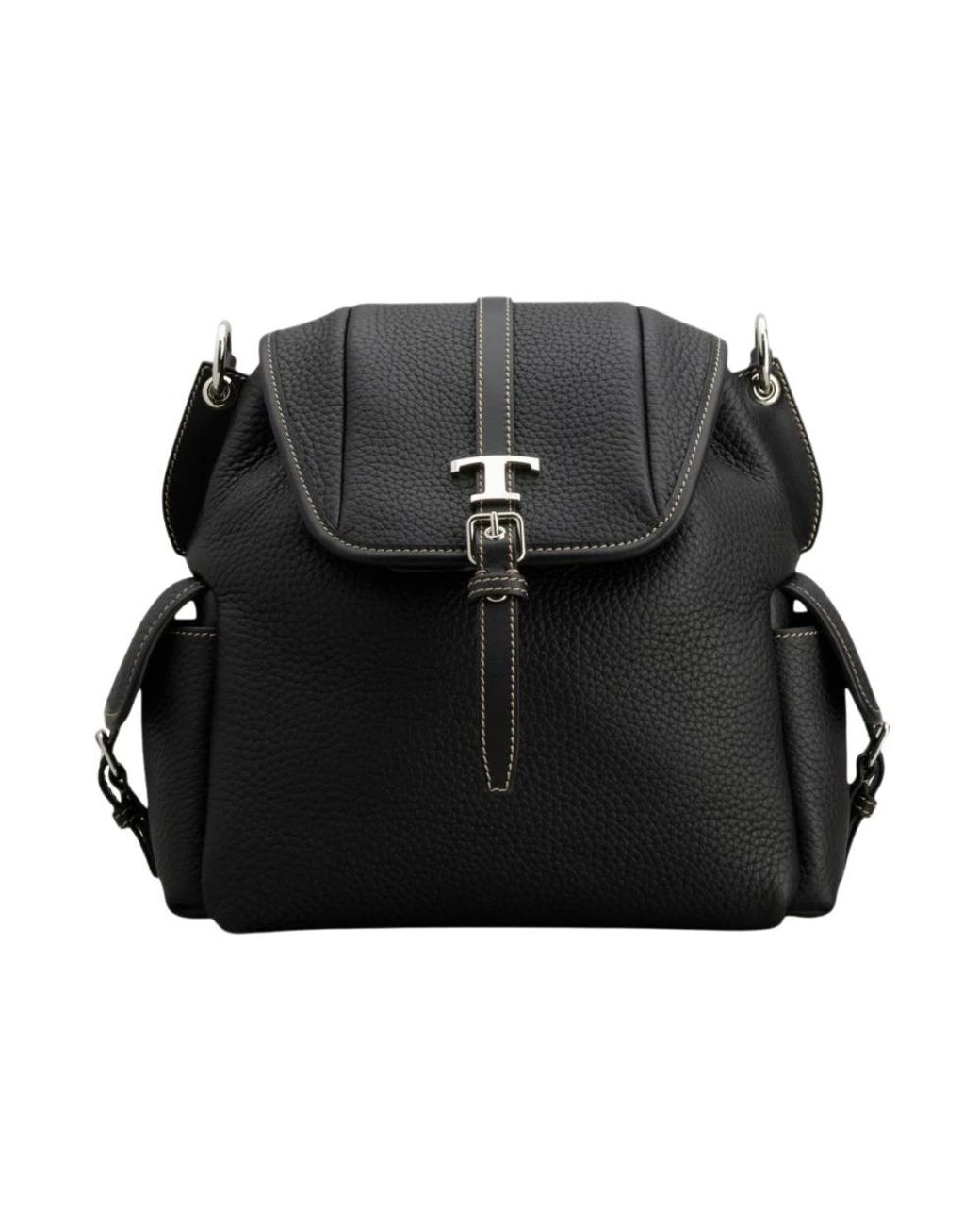 Tod's Black T Timeless Rucksack