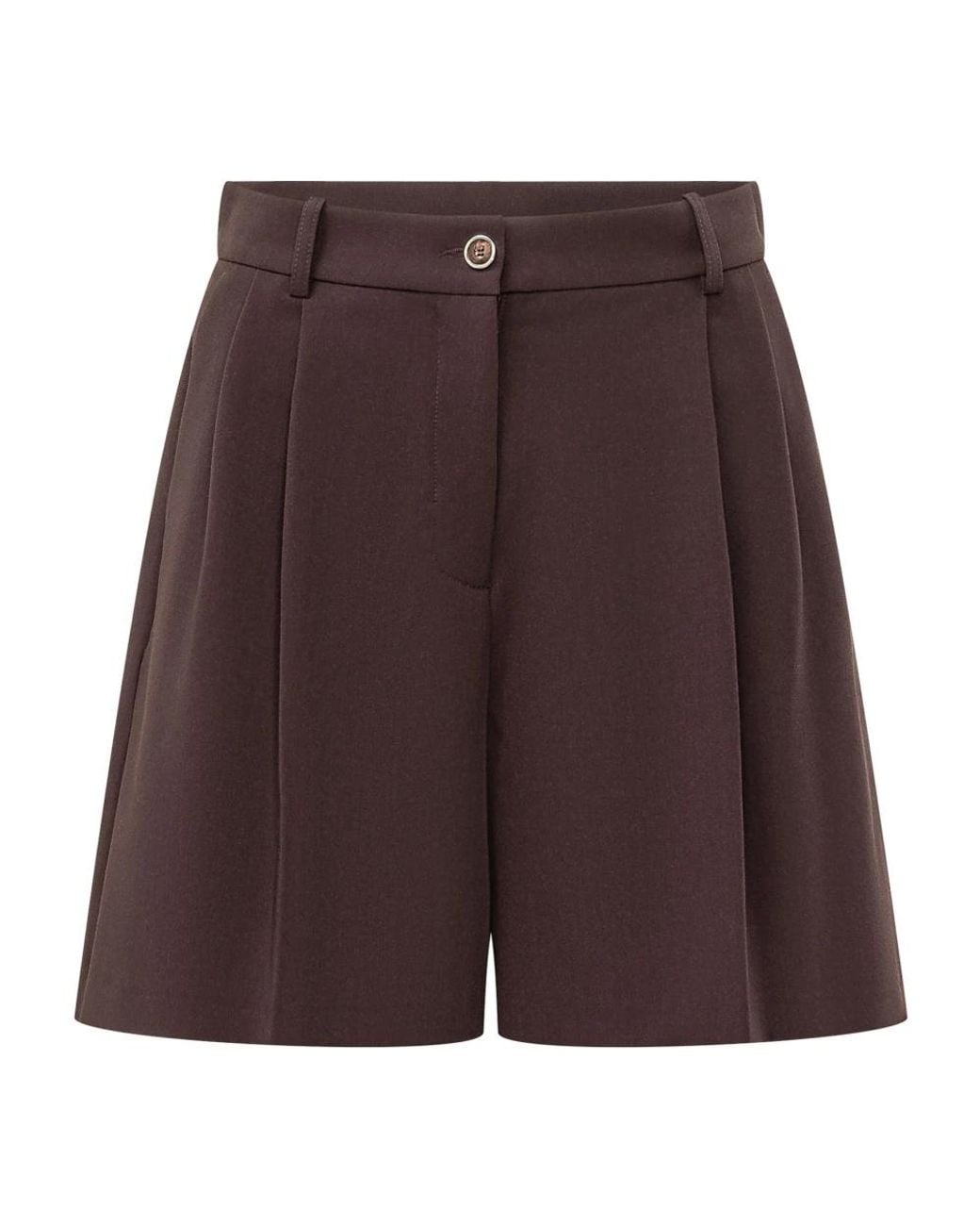 Pinko Purple Casual Shorts
