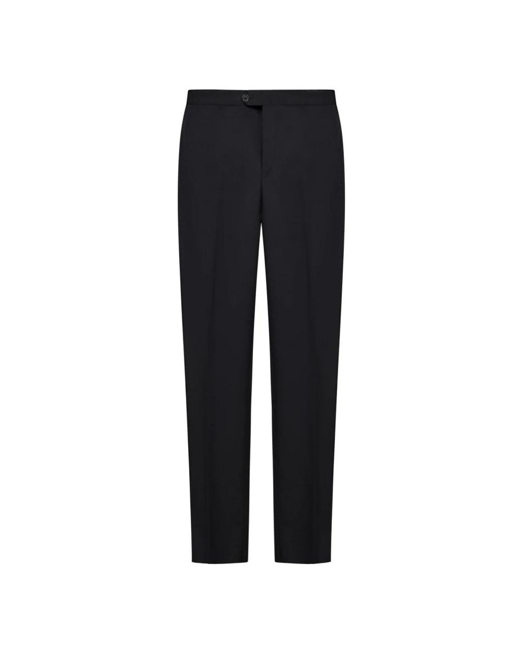 Franzese Collection Black Straight Trousers for men