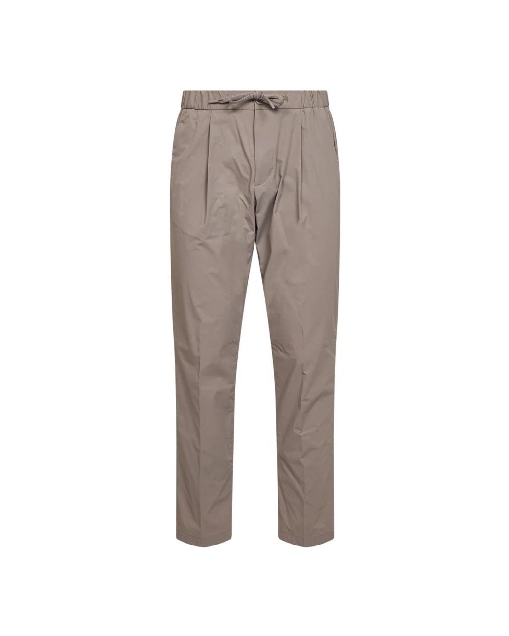 Slim-Fit Trousers di Herno in Gray da Uomo