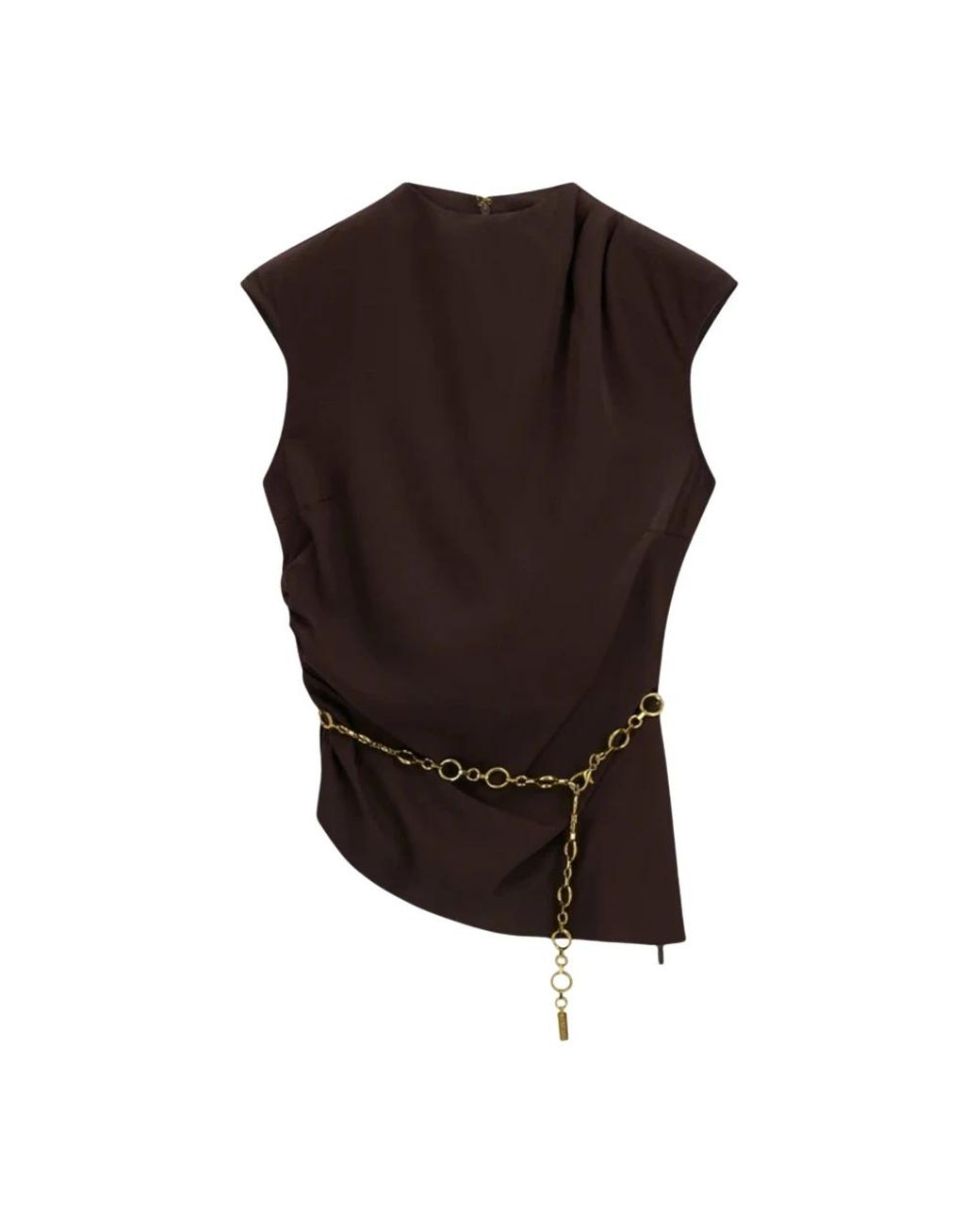 Marciano Brown Sleeveless Tops