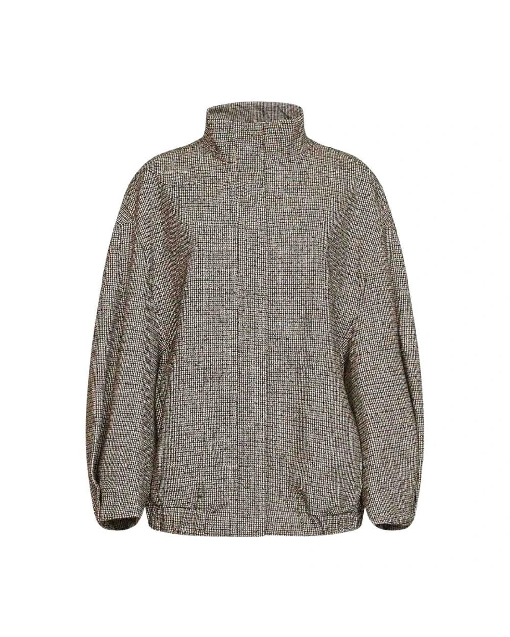 Dries Van Noten Gray Tweed Jackets