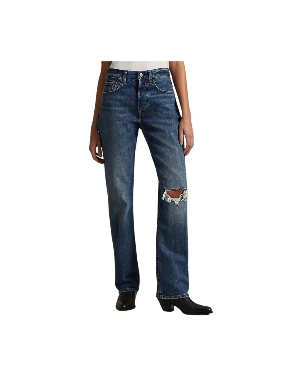 Polo Ralph Lauren Blue Straight Fit Jeans