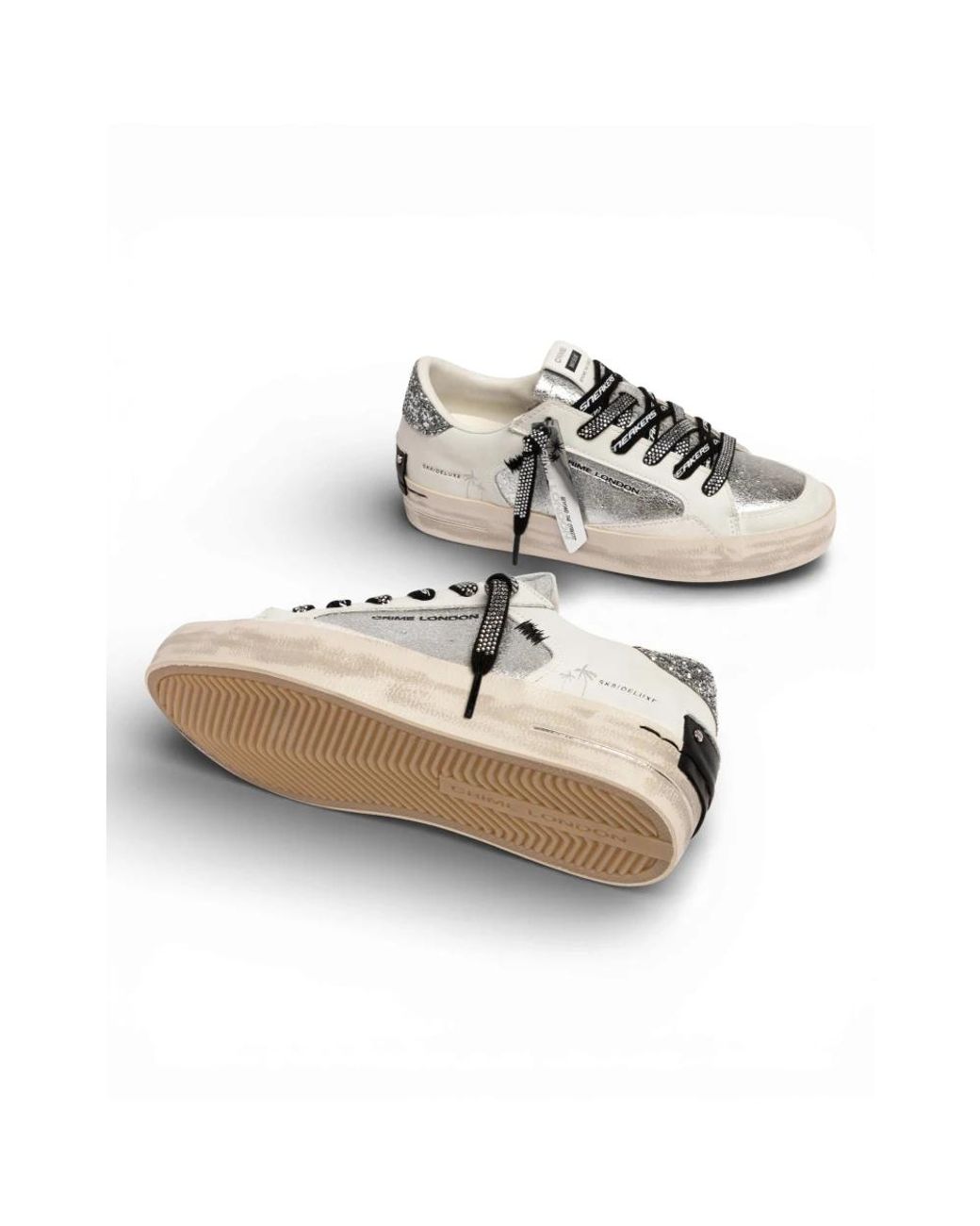 Crime London White Sneakers