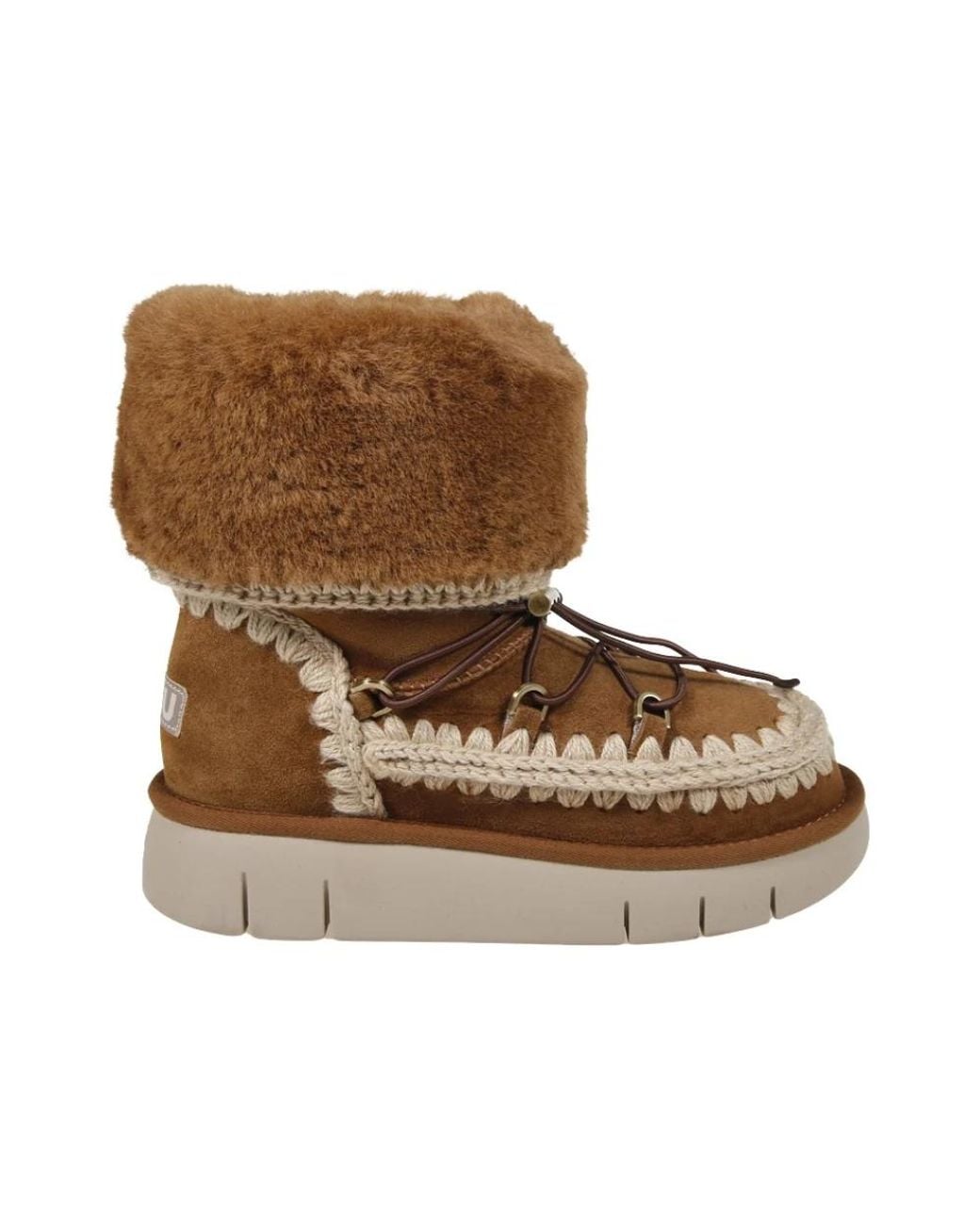 Mou Brown Winter Boots