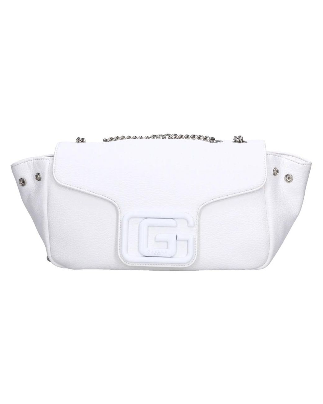 Gaelle Paris White Shoulder Bags
