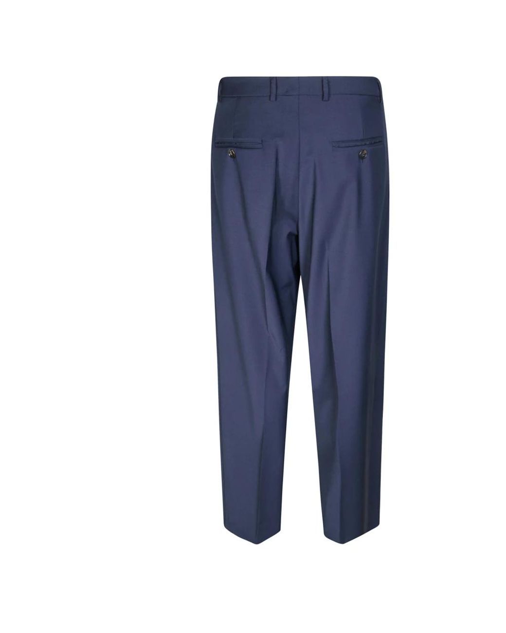 Amaranto Blue Suit Trousers for men