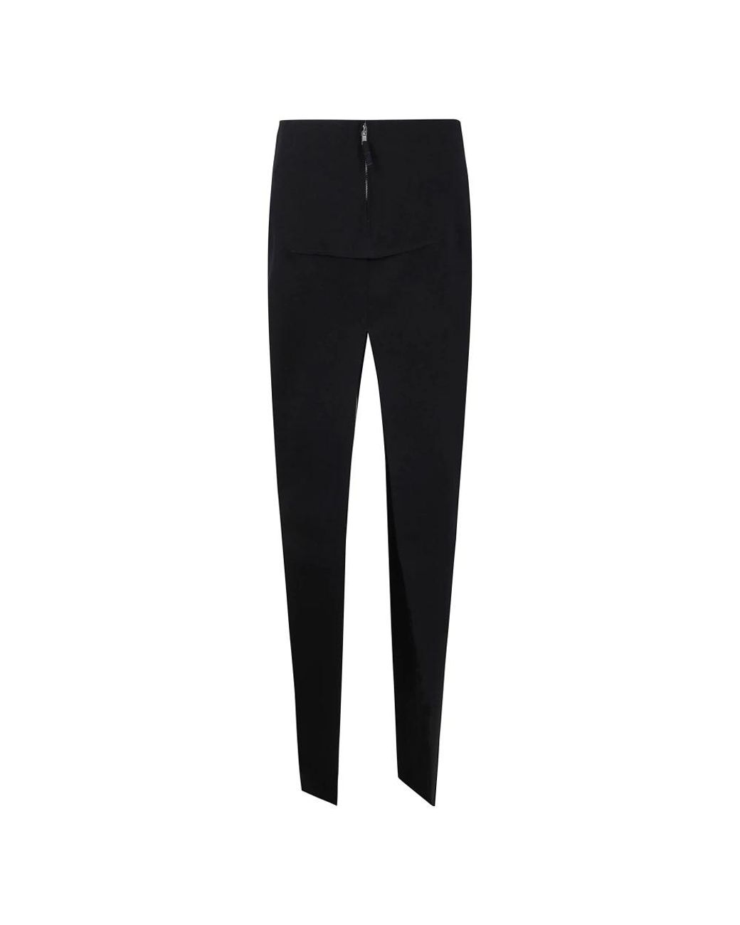 Rick Owens Black Slim-Fit Trousers